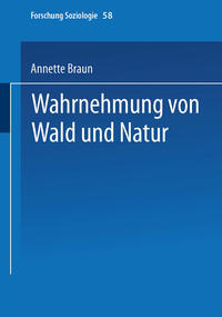 Vorderes Coverbild Wahrnehmung von Wald und Natur