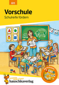 Vorderes Coverbild Vorschule Übungsheft ab 5 Jahre für Junge und Mädchen - Schulreife fördern