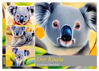 Vorderes Coverbild Der Koala 2025. Aschgrauer Beutelbär (Wandkalender 2025 DIN A2 quer), CALVENDO Monatskalender