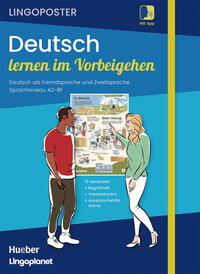 Vorderes Coverbild Lingoposter: Deutsch lernen im Vorbeigehen