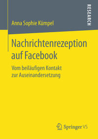 Vorderes Coverbild Nachrichtenrezeption auf Facebook