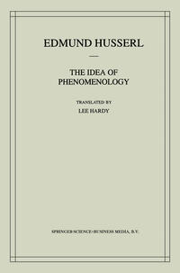 Vorderes Coverbild The Idea of Phenomenology