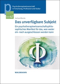 Vorderes Coverbild Das unverfügbare Subjekt