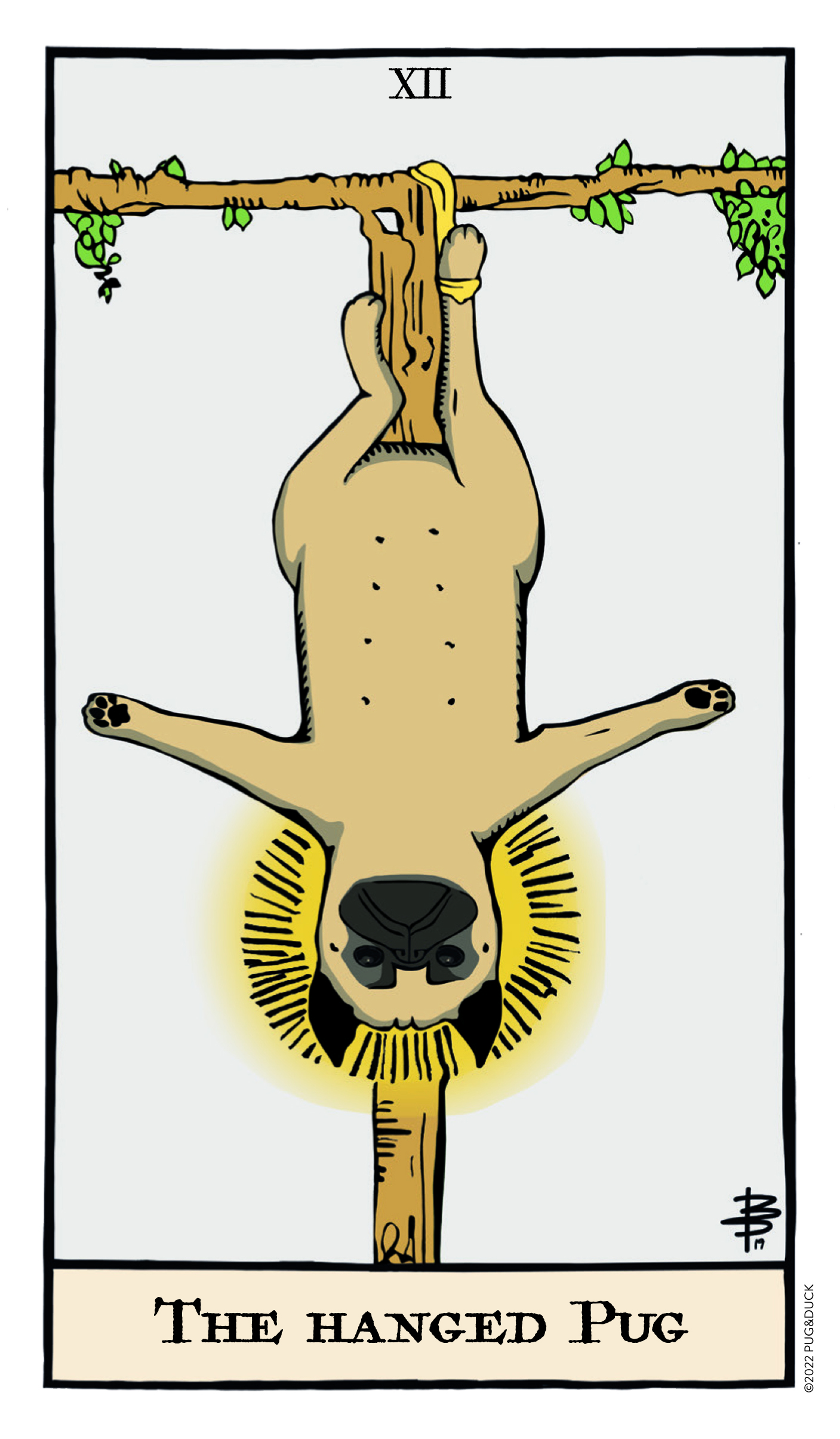 Beispielinhalt (Bild) PUG TAROT DECK