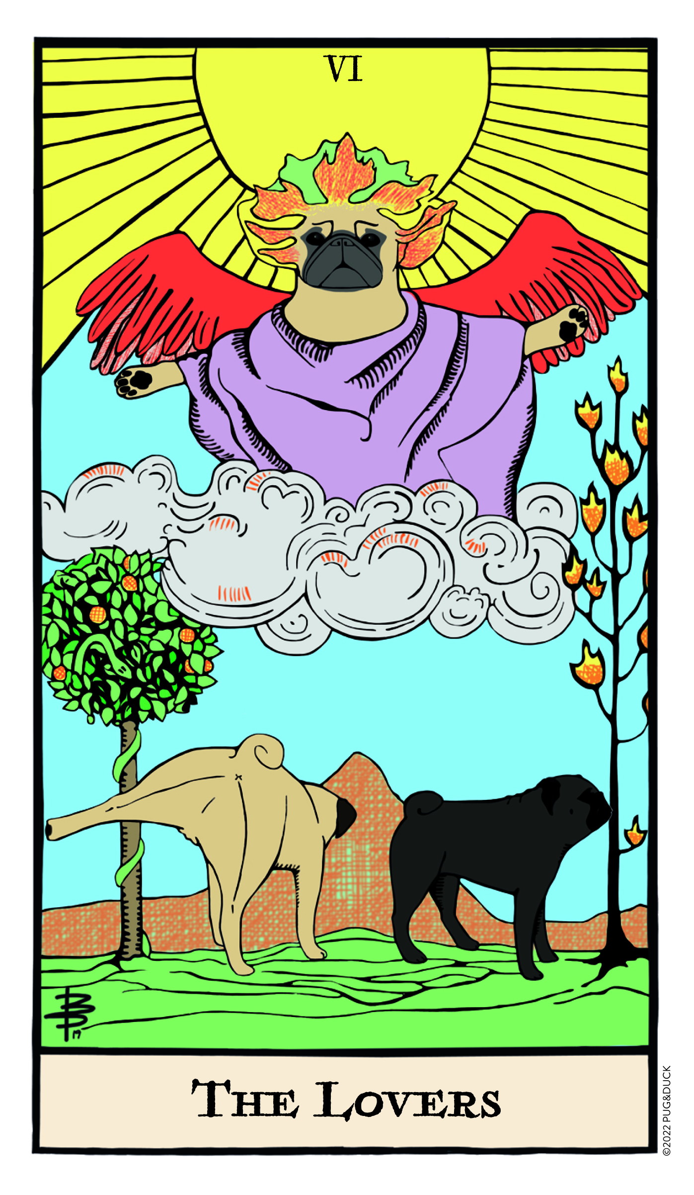Anderes Coverbild PUG TAROT DECK