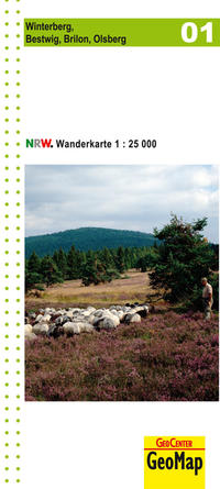 Vorderes Coverbild Winterberg Blatt 01 topographische Wanderkarte NRW