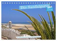 Vorderes Coverbild Die Sandalgarve - Der flache Küstenabschnitt im Südosten Portugals (Tischkalender 2026 DIN A5 quer), CALVENDO Monatskalender