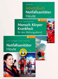 Vorderes Coverbild Notfallsanitäter Lernpaket + Arbeitsbuch