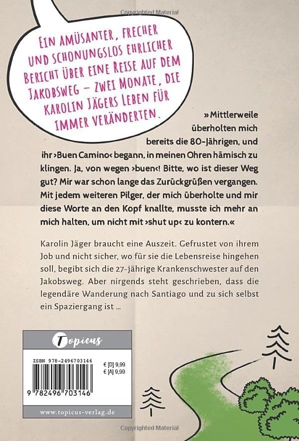 Rückseitencover Buen Camino … du mich auch