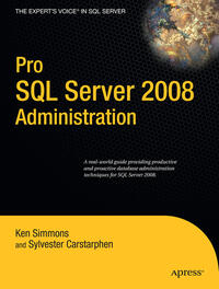 Vorderes Coverbild Pro SQL Server 2008 Administration