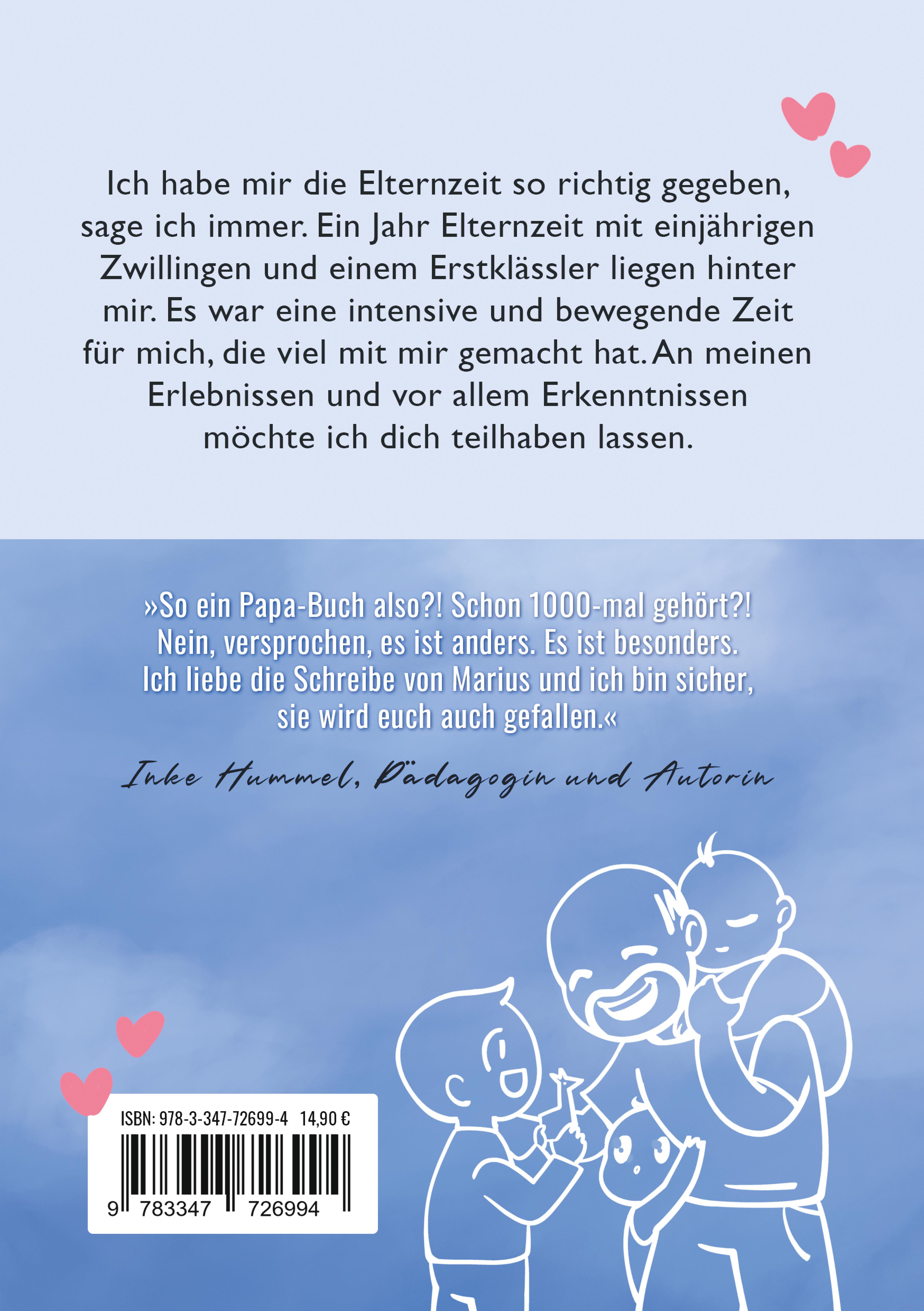 Rückseitencover Von einem der heimging, um bei seinen Kindern zu sein