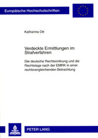 Vorderes Coverbild Verdeckte Ermittlungen im Strafverfahren