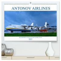 Vorderes Coverbild Antonov Airlines, Transportflugzeuge der Superlative (hochwertiger Premium Wandkalender 2025 DIN A2 quer), Kunstdruck in Hochglanz