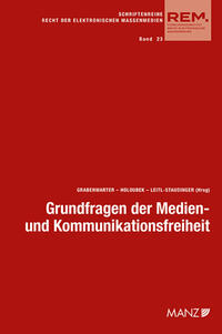 Vorderes Coverbild Grundfragen der Medien- und Kommunikationsfreiheit