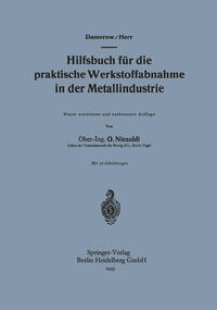 Vorderes Coverbild Hilfsbuch für die praktische Werkstoffabnahme in der Metallindustrie