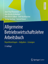 Vorderes Coverbild Allgemeine Betriebswirtschaftslehre Arbeitsbuch