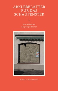 Vorderes Coverbild Abklebblätter für das Schaufenster