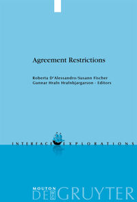 Vorderes Coverbild Agreement Restrictions