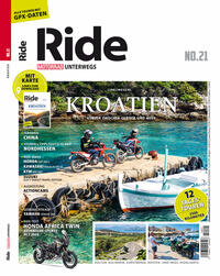 Vorderes Coverbild RIDE - Motorrad unterwegs, No. 21