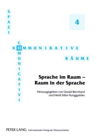 Vorderes Coverbild Sprache im Raum – Raum in der Sprache