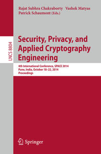 Vorderes Coverbild Security, Privacy, and Applied Cryptography Engineering