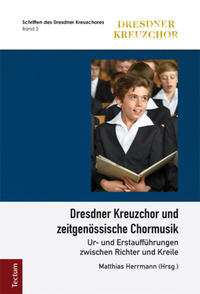 Vorderes Coverbild Dresdner Kreuzchor und zeitgenössische Chormusik