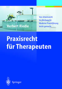 Vorderes Coverbild Praxisrecht für Therapeuten