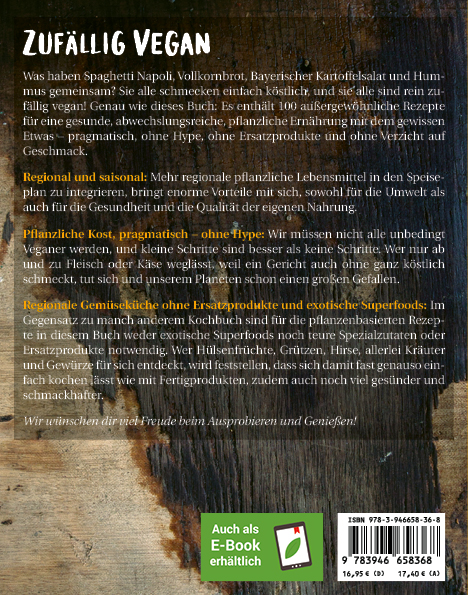 Rückseitencover Zufällig vegan