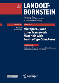 Vorderes Coverbild Zeolite-Type Crystal Structures and their Chemistry. Framework Type Codes STO to ZON
