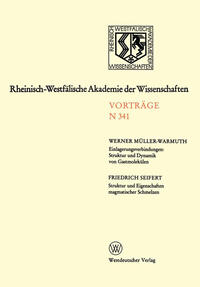 Vorderes Coverbild Einlagerungsverbindungen: Struktur und Dynamik von Gastmolekülen / Struktur und Eigenschaften magmatischer Schmelzen