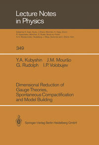 Vorderes Coverbild Dimensional Reduction of Gauge Theories, Spontaneous Compactification and Model Building