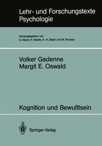 Vorderes Coverbild Kognition und Bewußtsein