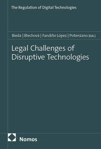 Vorderes Coverbild Legal Challenges of Disruptive Technologies
