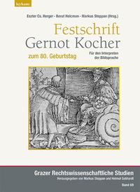 Vorderes Coverbild Festschrift Gernot Kocher zum 80. Geburtstag