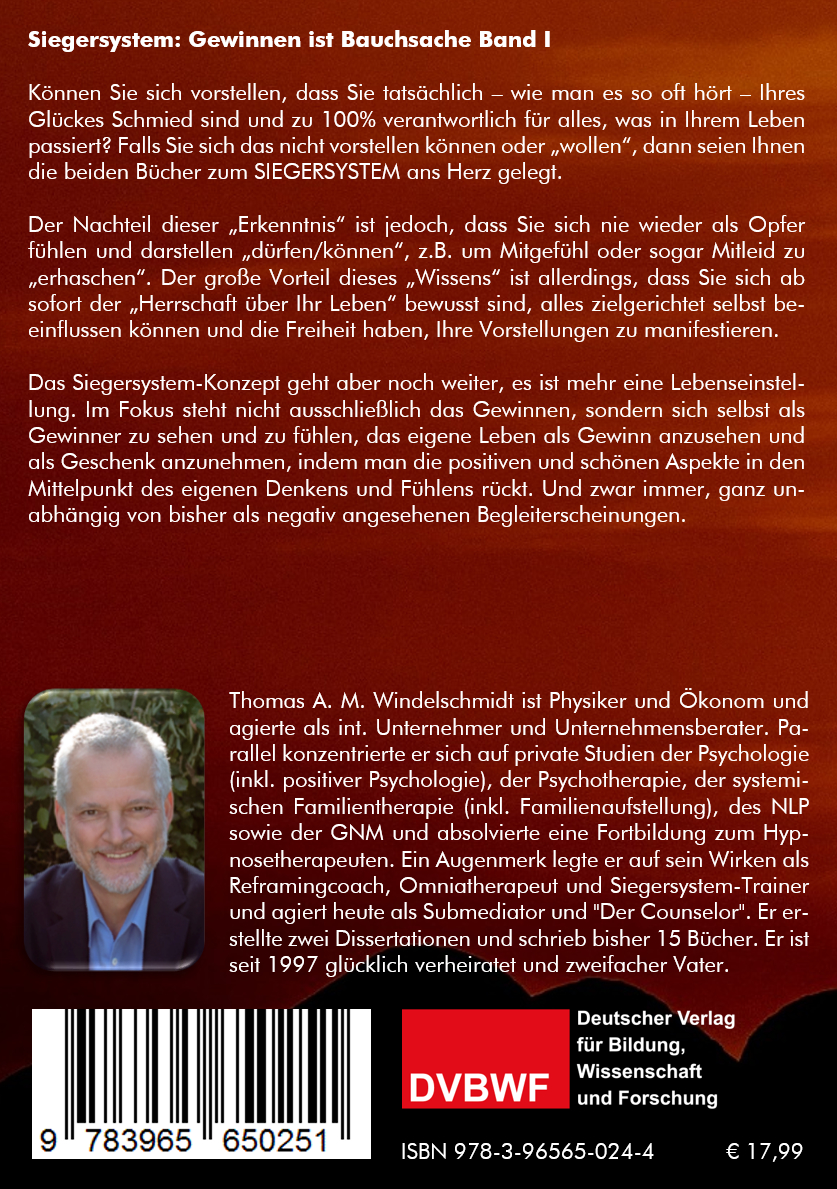 Rückseitencover Siegersystem