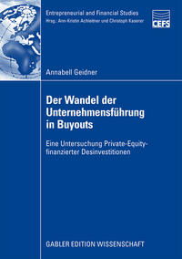 Vorderes Coverbild Der Wandel der Unternehmensführung in Buyouts