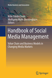 Vorderes Coverbild Handbook of Social Media Management