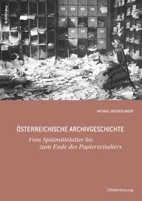 Vorderes Coverbild Österreichische Archivgeschichte