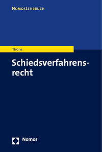Vorderes Coverbild Schiedsverfahrensrecht