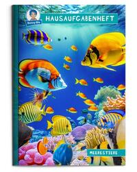 Vorderes Coverbild Benny Blu Hausaufgabenheft Meerestiere