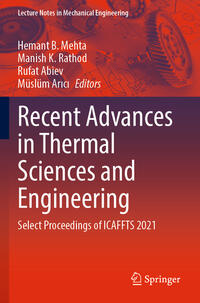 Vorderes Coverbild Recent Advances in Thermal Sciences and Engineering