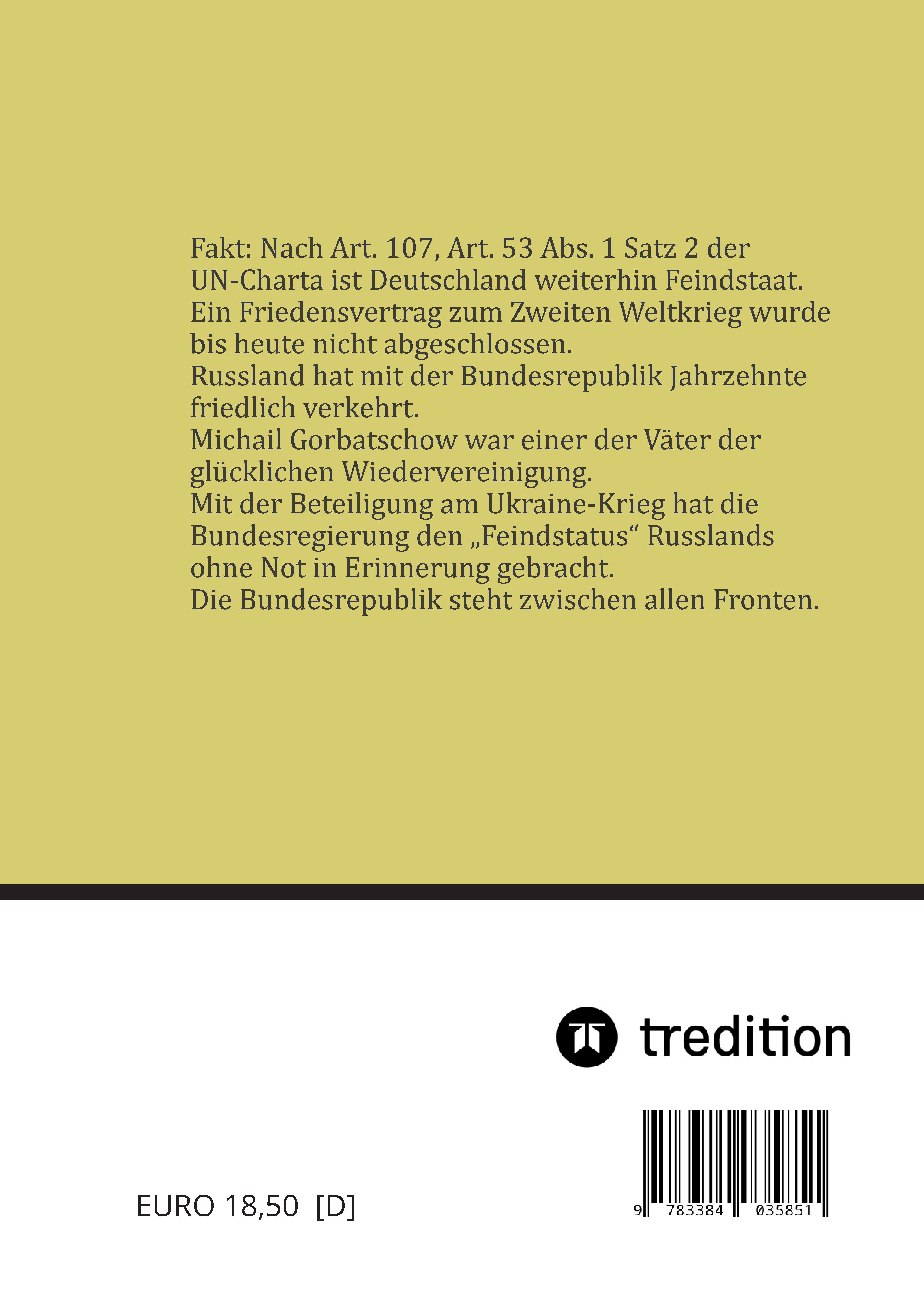 Rückseitencover Feindstaat