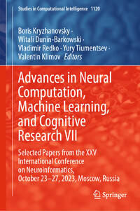 Vorderes Coverbild Advances in Neural Computation, Machine Learning, and Cognitive Research VII