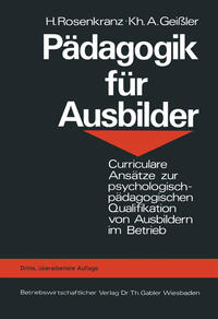Vorderes Coverbild Pädagogik für Ausbilder
