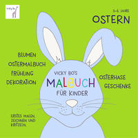 Vorderes Coverbild Malbuch Ostern ab 3 Jahre