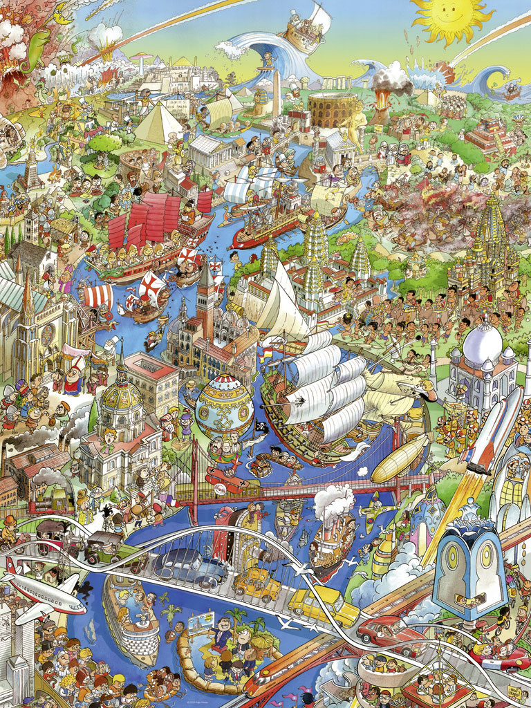 Beispielinhalt (Bild) History River Puzzle