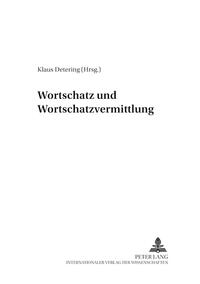 Vorderes Coverbild Wortschatz und Wortschatzvermittlung
