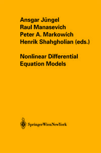 Vorderes Coverbild Nonlinear Differential Equation Models