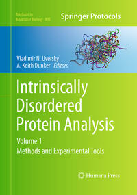 Vorderes Coverbild Intrinsically Disordered Protein Analysis