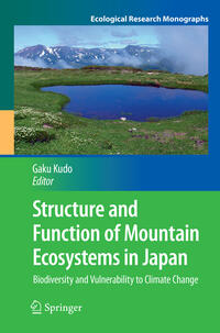 Vorderes Coverbild Structure and Function of Mountain Ecosystems in Japan